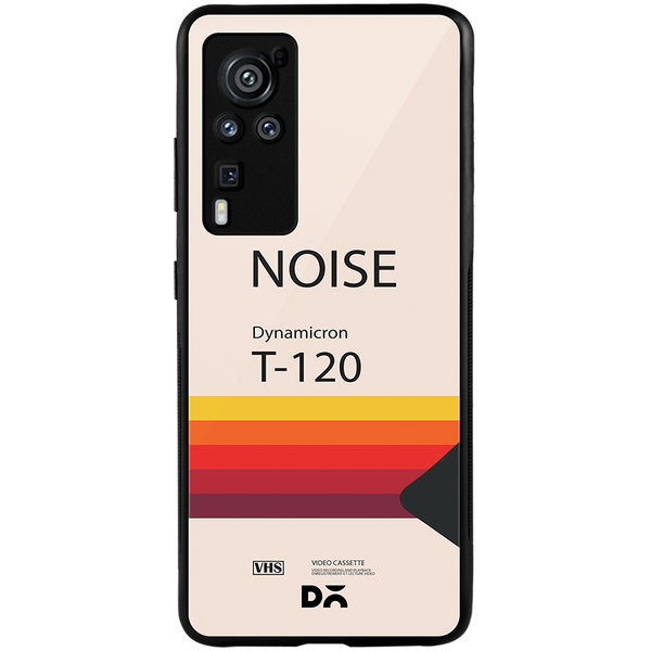

DailyObjects Noise VHS Glass Case Cover For Vivo X60 Pro