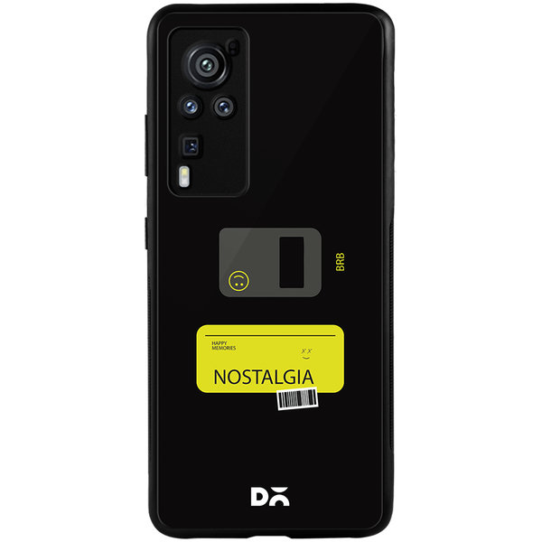 

DailyObjects Nostalgia BRB Glass Case Cover For Vivo X60 Pro