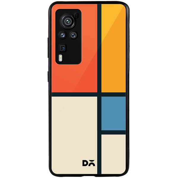 

DailyObjects Orange Window Glass Case Cover For Vivo X60 Pro