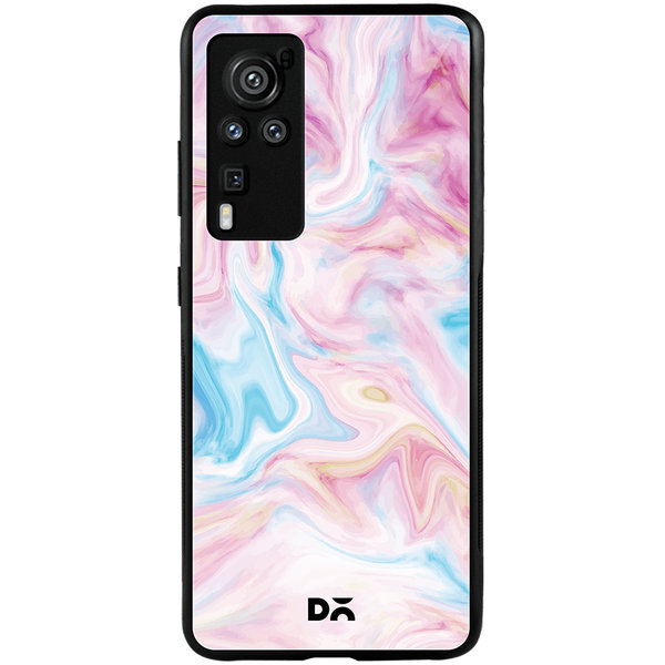 

DailyObjects Pastel Marble Glass Case Cover For Vivo X60 Pro