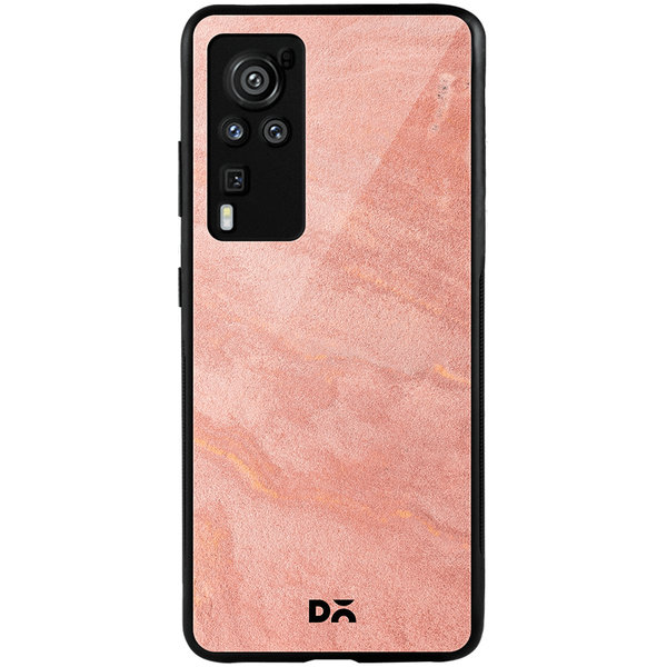 

DailyObjects Pink Marble Sand Glass Case Cover For Vivo X60 Pro