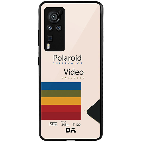 

DailyObjects Pix VHS Glass Case Cover For Vivo X60 Pro