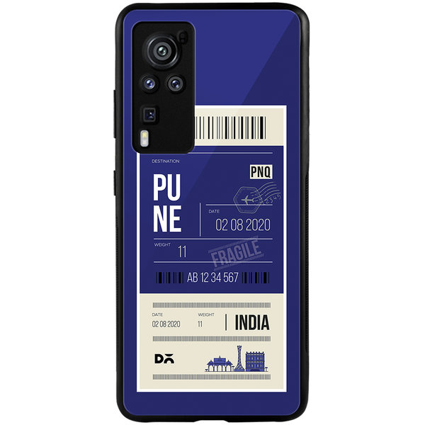 

DailyObjects Pune City Tag Glass Case Cover For Vivo X60 Pro