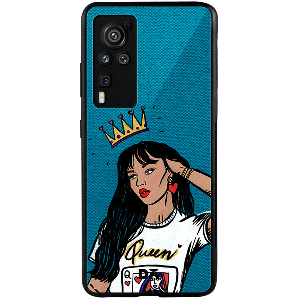 

DailyObjects Queen Babe Glass Case Cover For Vivo X60 Pro
