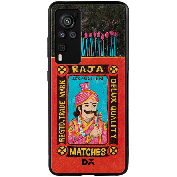 

DailyObjects Raja Matchbox Glass Case Cover For Vivo X60 Pro