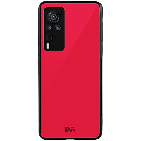 

DailyObjects Red Rose Glass Case Cover For Vivo X60 Pro