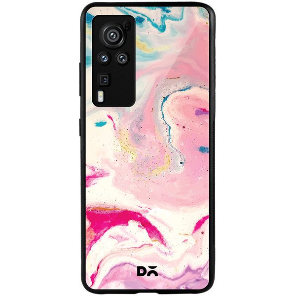 

DailyObjects Shades of Marble Glass Case Cover For Vivo X60 Pro