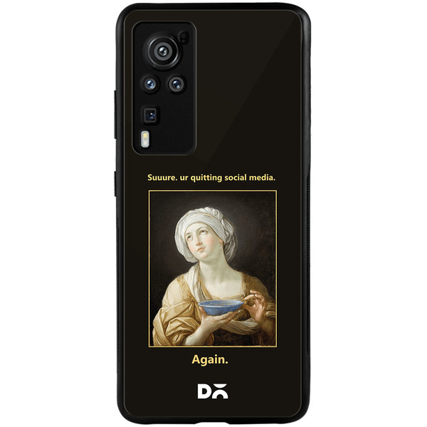 

DailyObjects Social Media Glass Case Cover For Vivo X60 Pro