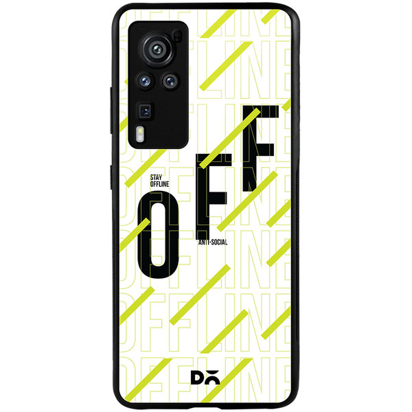 

DailyObjects Stay Offline Glass Case Cover For Vivo X60 Pro