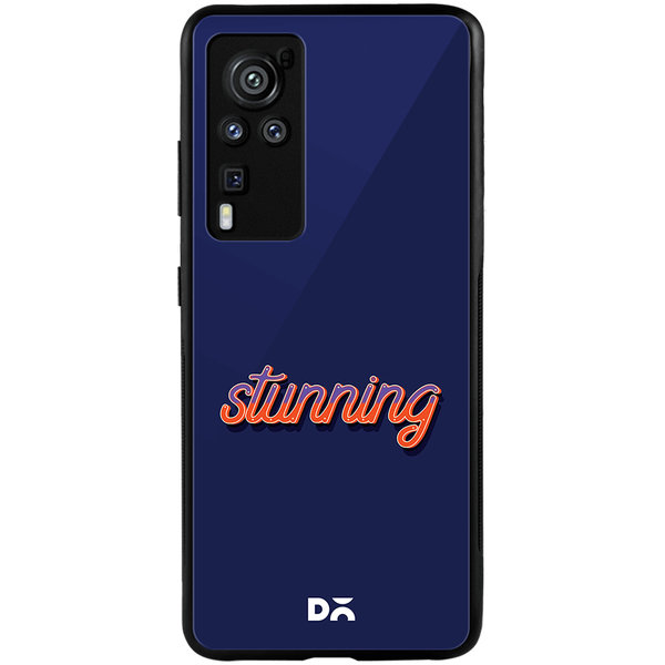 

DailyObjects Stunning Blue Glass Case Cover For Vivo X60 Pro