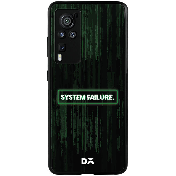 

DailyObjects System Failure Glass Case Cover For Vivo X60 Pro