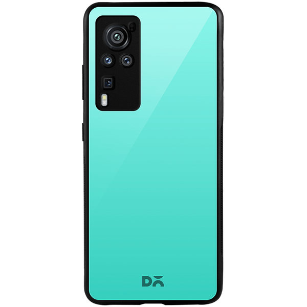 

DailyObjects Teal Gradient Glass Case Cover For Vivo X60 Pro