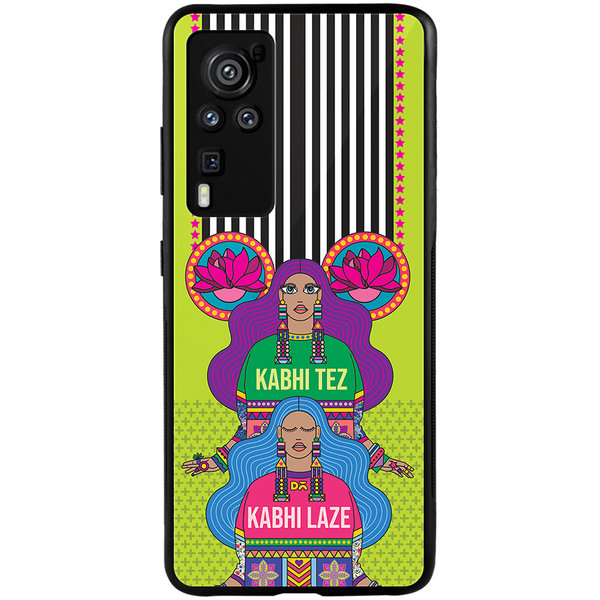 

DailyObjects Tezy Lazy Glass Case Cover For Vivo X60 Pro