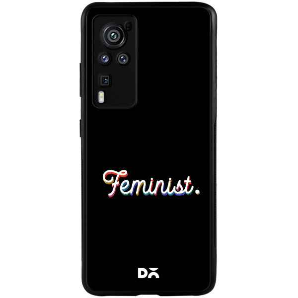 

DailyObjects The Feminist Glass Case Cover For Vivo X60 Pro