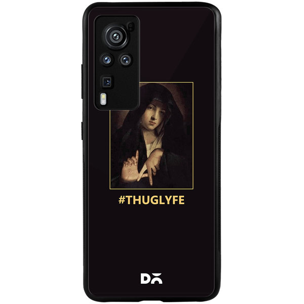 

DailyObjects Thug Lyfe Glass Case Cover For Vivo X60 Pro