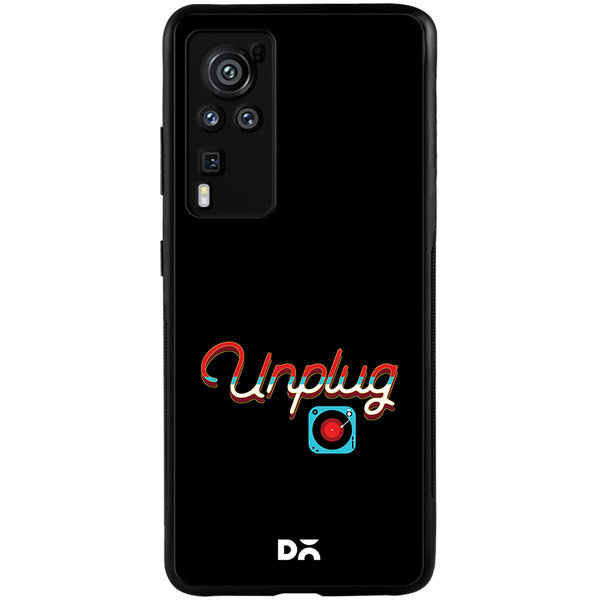

DailyObjects Unplug Tunes Glass Case Cover For Vivo X60 Pro