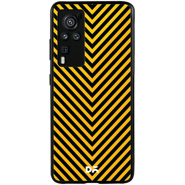 

DailyObjects V Ochre Glass Case Cover For Vivo X60 Pro