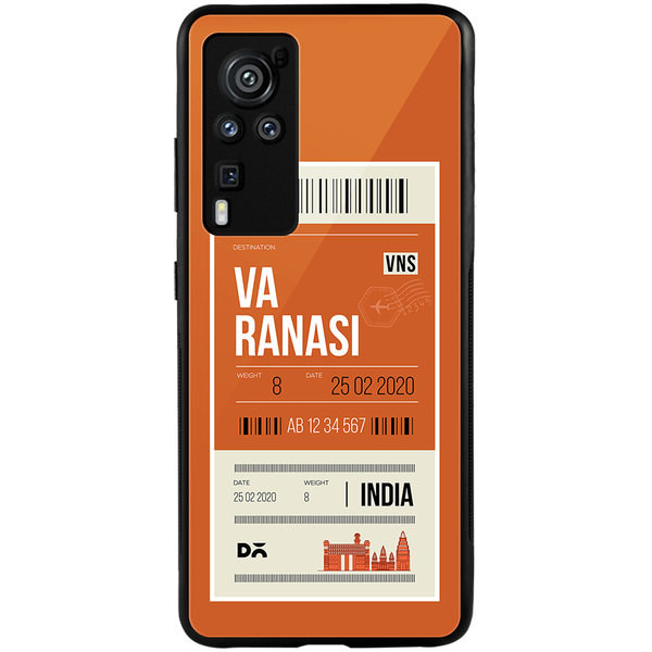 

DailyObjects Varanasi City Tag Glass Case Cover For Vivo X60 Pro