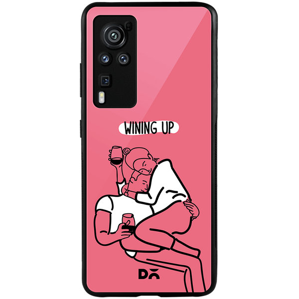 

DailyObjects Wining Up Glass Case Cover For Vivo X60 Pro