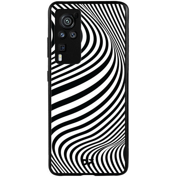 

DailyObjects Zebra Waves Glass Case Cover For Vivo X60 Pro