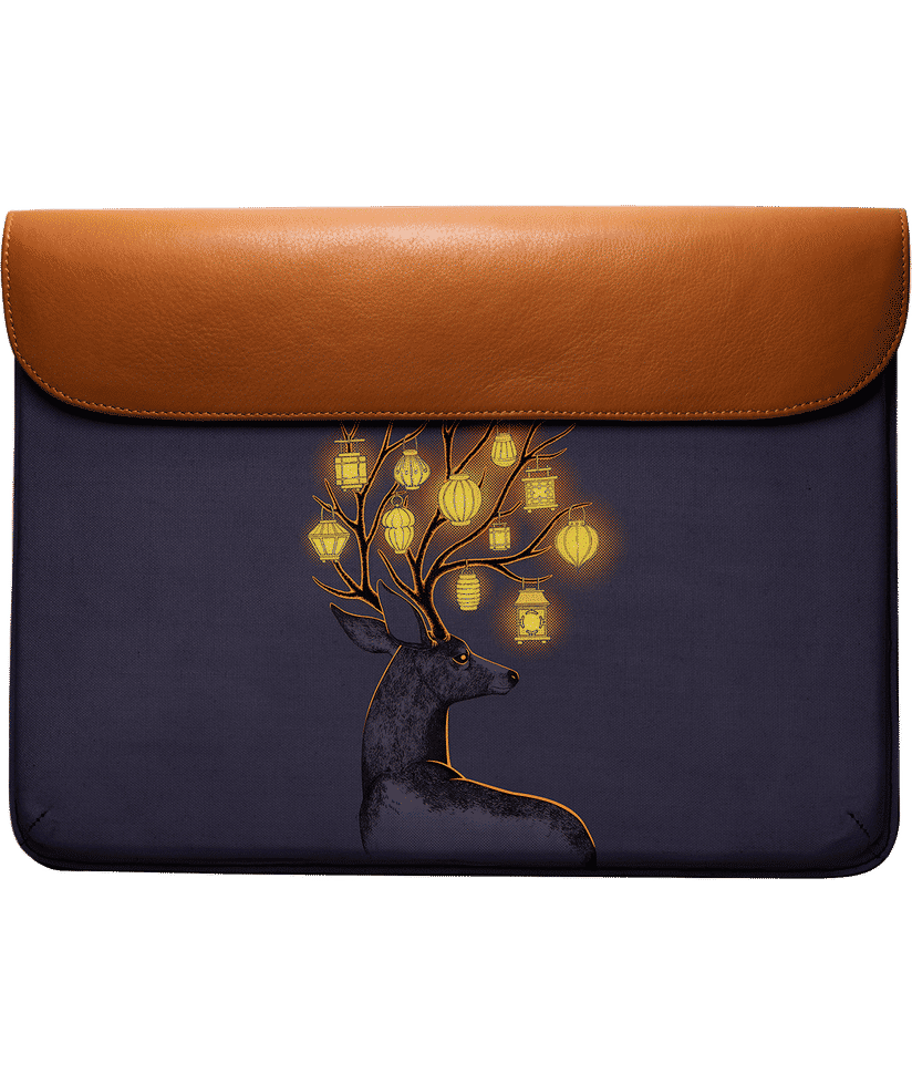 DailyObjects Dream Guide Real Leather Envelope Sleeve For Macbook