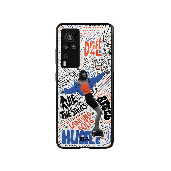 DailyObjects Drift4L Glass Case Cover For Vivo X60 Pro