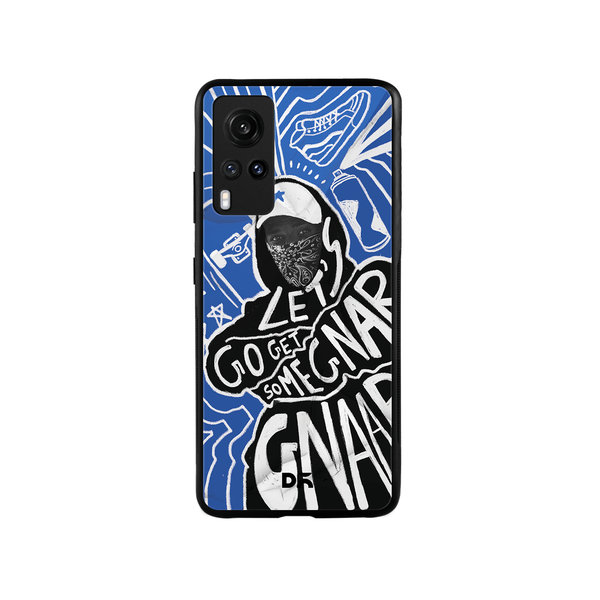 

DailyObjects Gnarcotic Glass Case Cover For Vivo X60