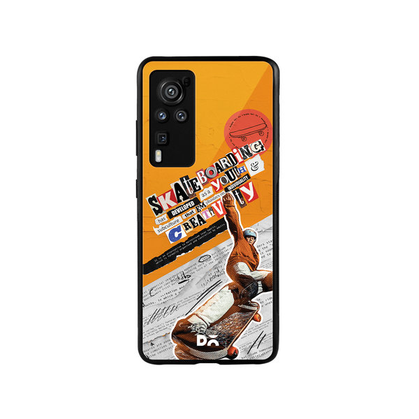 

DailyObjects Skater Subculture Glass Case Cover For Vivo X60 Pro