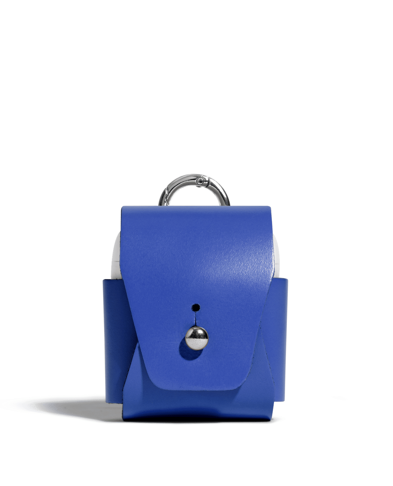Blue Airpods Leather Case Cover