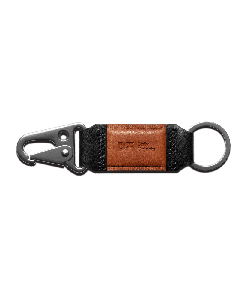 Camper Keychain Clip (Tan)