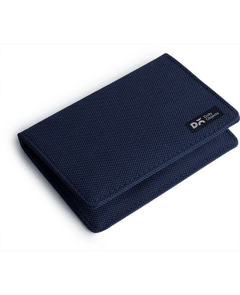 Blue Ballistic Nylon Card Wallet