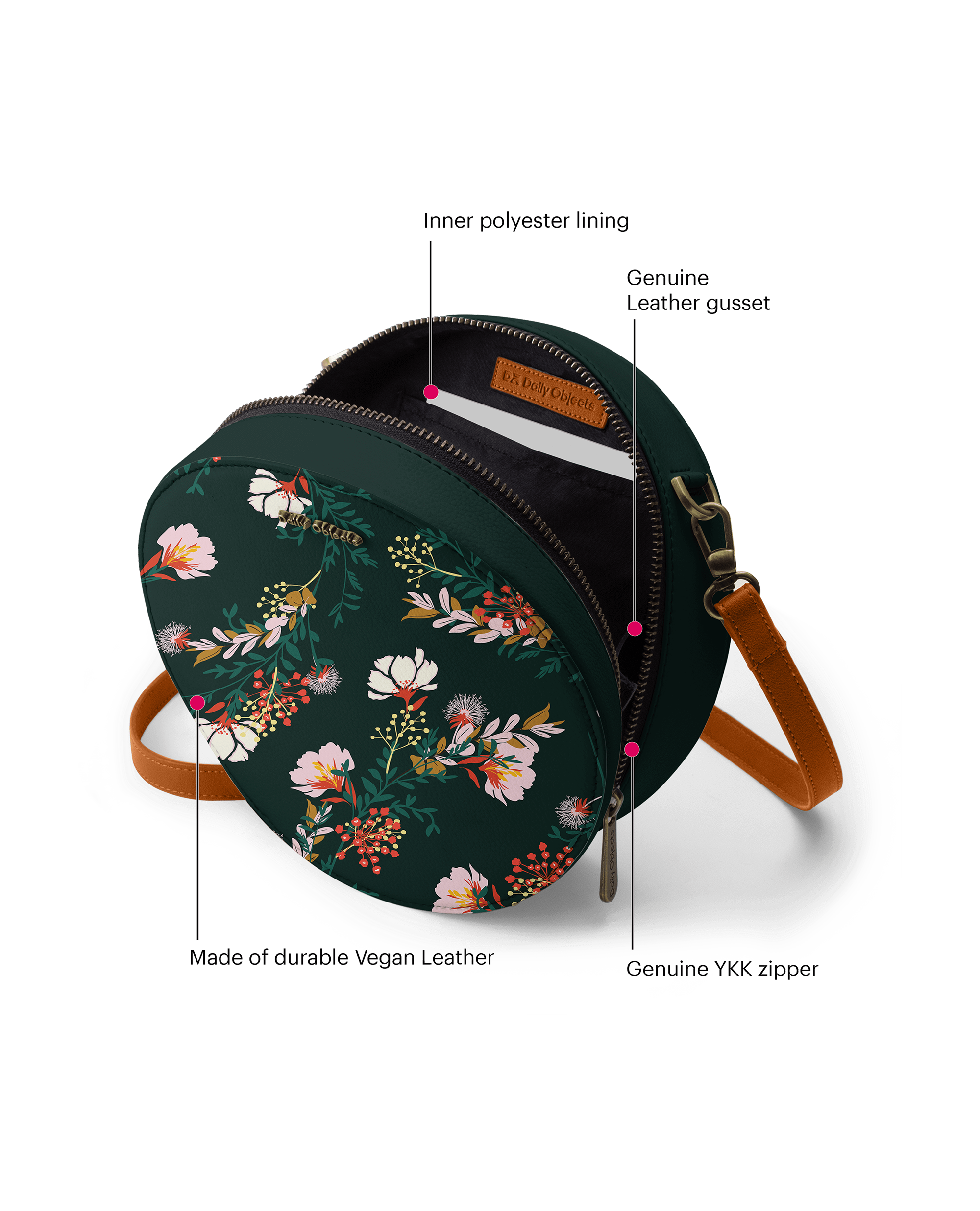 Buy DailyObjects Sea Green & Peach Coloured Printed Sling Bag - Handbags  for Women 7523952 | Myntra