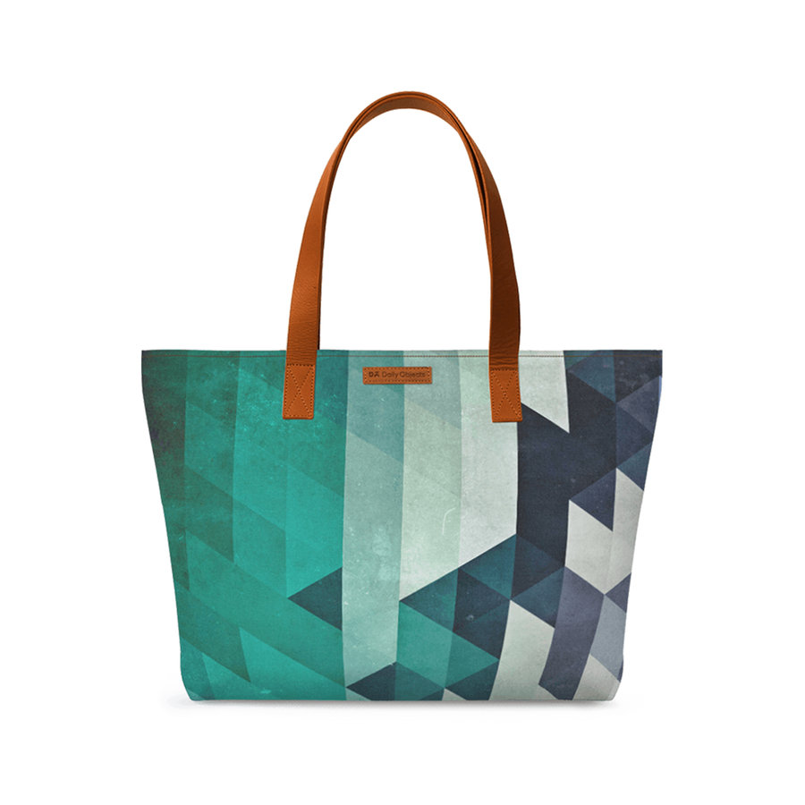 

DailyObjects Mosiac Green Fatty Tote Bag