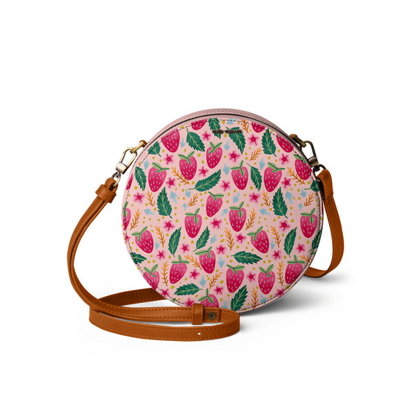 

DailyObjects Strawberry Pattern - Orbis Crossbody Bag