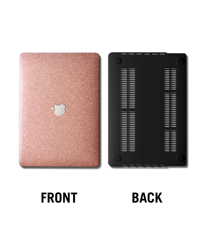 Macbook air  Pink macbook, Rose gold macbook, Glitter case