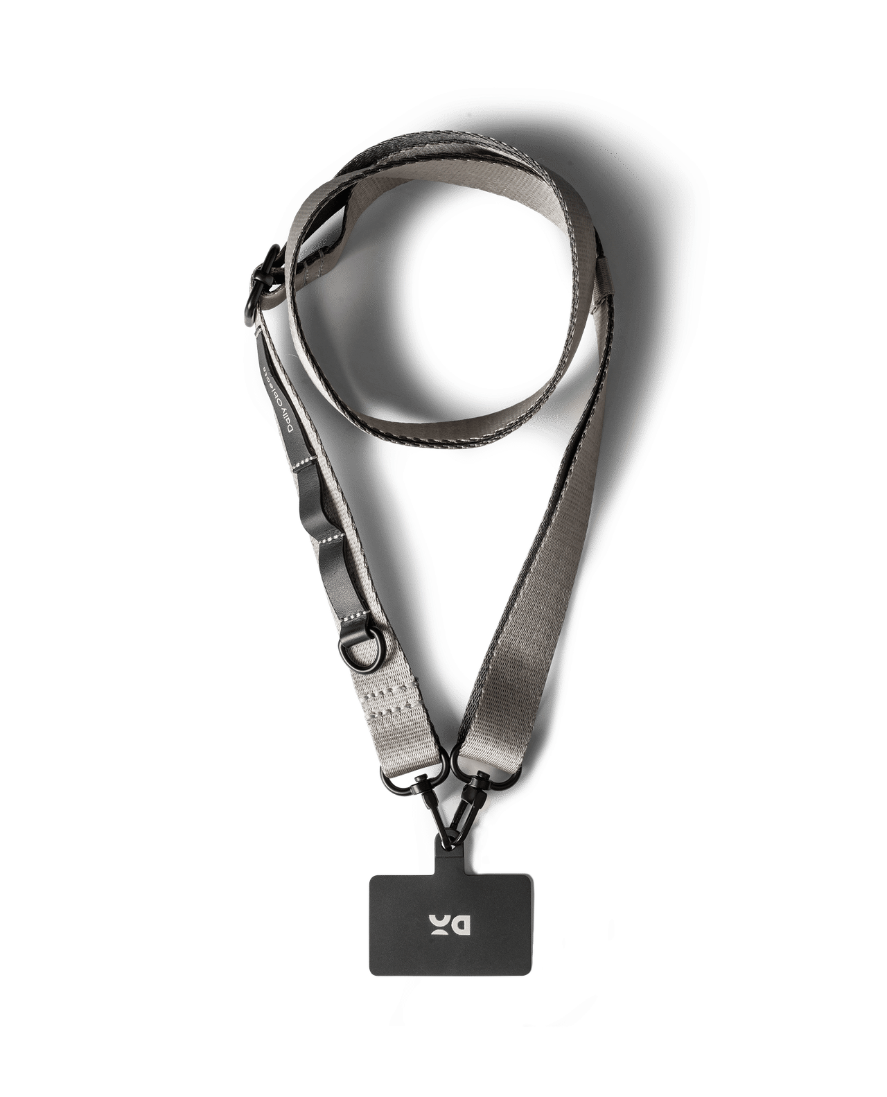 Grey Crossbody Utility Phone Lanyard - Strap