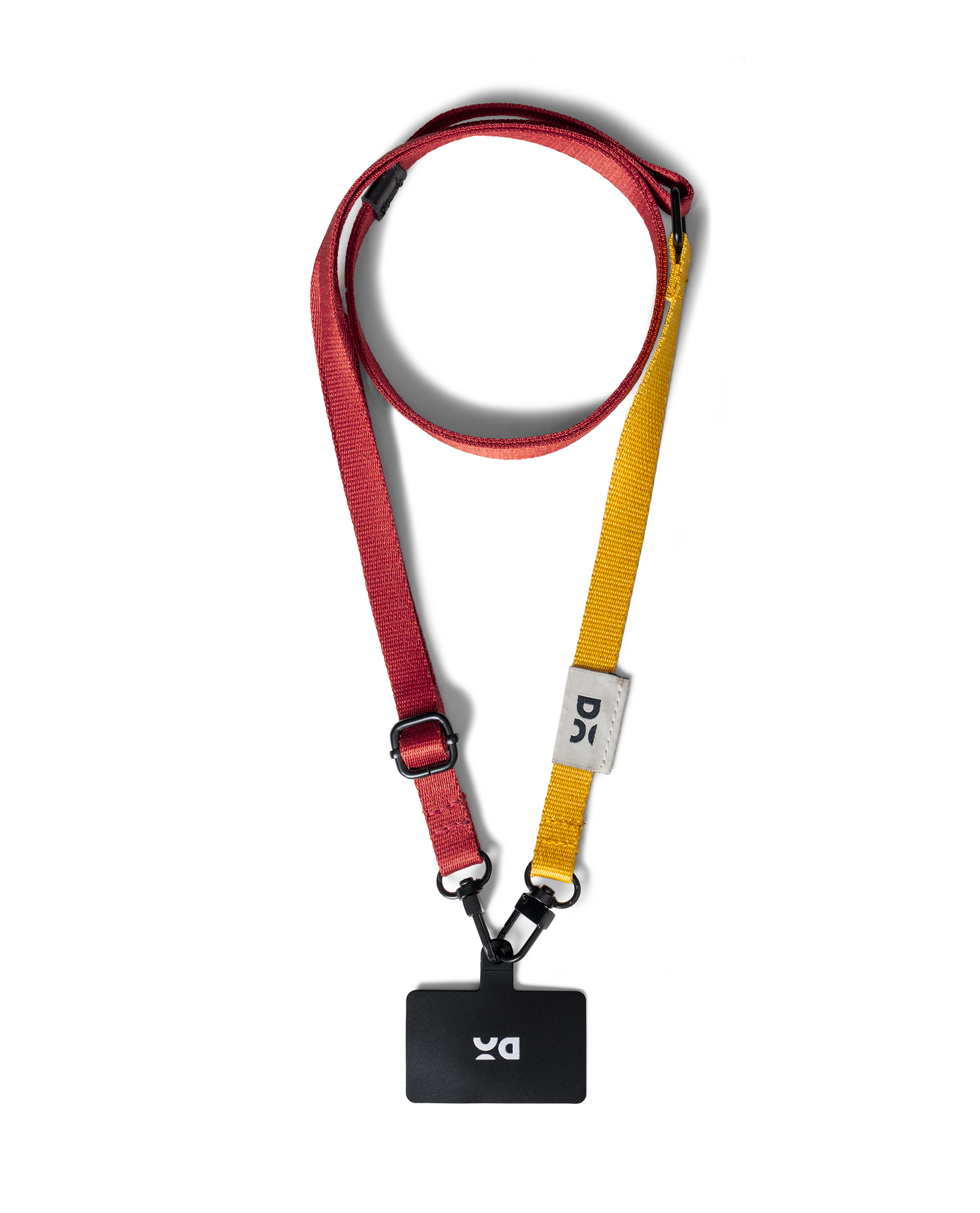 Red-Yellow Crossbody Phone Lanyard - Strap